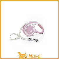 Рулетка Flexi New Comfort для собак, лента, размер XS, 3 м (розовая) - | Ну купи :) |