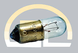 Лампа розжарювання літакова СМ 28-4,8 B9s