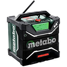 Радіоприймач з функцією зарядки акумуляторів Metabo RC 12-18 32W BT DAB+ 600779850 без АКБ