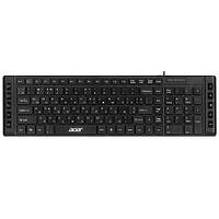 Клавиатура проводная Acer ZL.KBDEE.012 OKW010 115key USB2.0 EN/UKR/RU черный