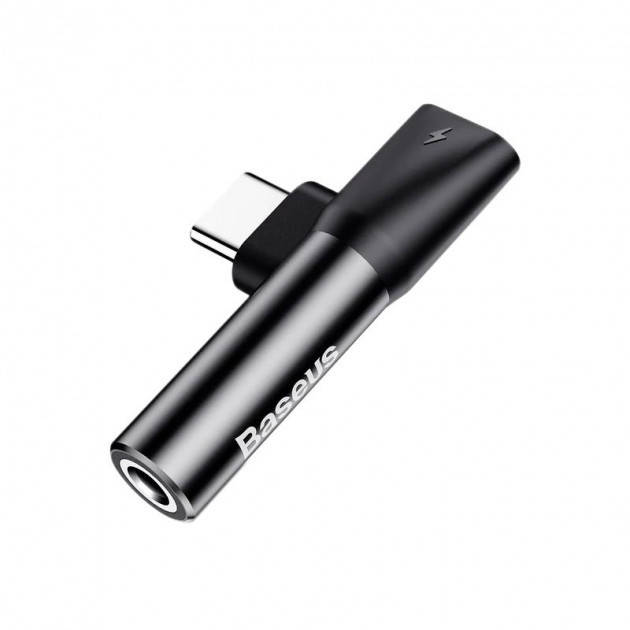 

Переходник адаптер Baseus L41 Type-C Male to 3.5mm+Type-C Female