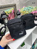 АКЦІЯ! Р чорний - універсальна сумочка на одне відділення на блискавці - непромокаюча щільна тканина (5137), фото 3