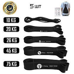 Набір резинок для фітнесу Black-X (Latex Premium)