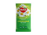 Вологі серветки Ruta Selecta Chamomile 15 штук