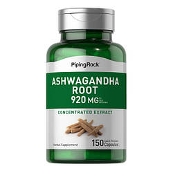 Екстракт ашваганди Piping Rock Ashwagandgha Root 920 mg 150 Quick Release Capsules