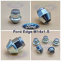 Гайка колесная Ford Edge с большим конусом М14х1,5. Гайки для дисков Форд Эдж с цельными гранями ELLIS N313