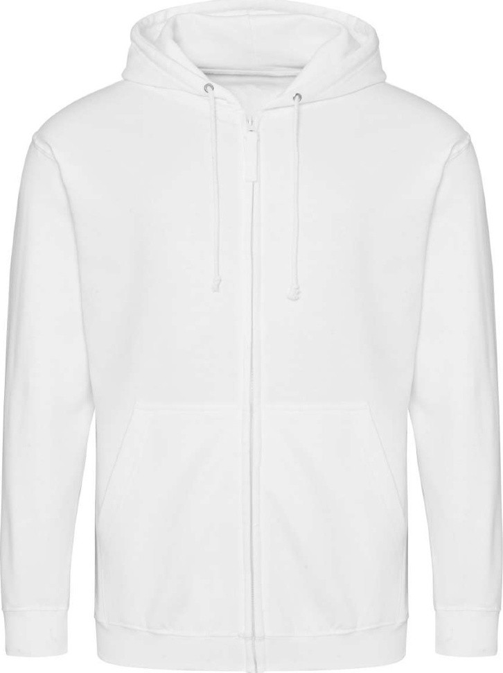 Худі на блискавці Just Hoods Zoodie (Белый M)
