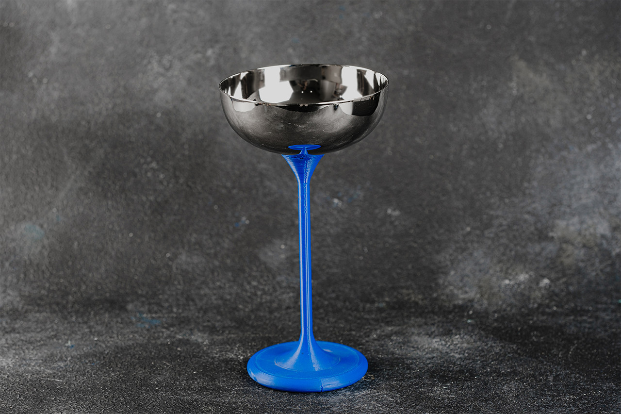 Келих для коктейлів "NeoBlue Nikel Silver Plated Cocktail Coupe" (купе) Barta 120 мл. Коктейльний келих купе