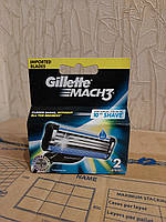 Gillette Mach3 мак 3 Касети 2 шт