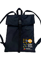 Брендований рюкзак Ролтоп  VS Thermal Eco Bag чорного кольору