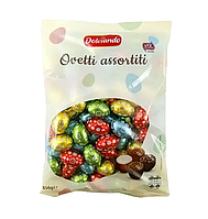 Шоколадные яйца Dolciando Ovetti c начинками ассорти 850 грамм