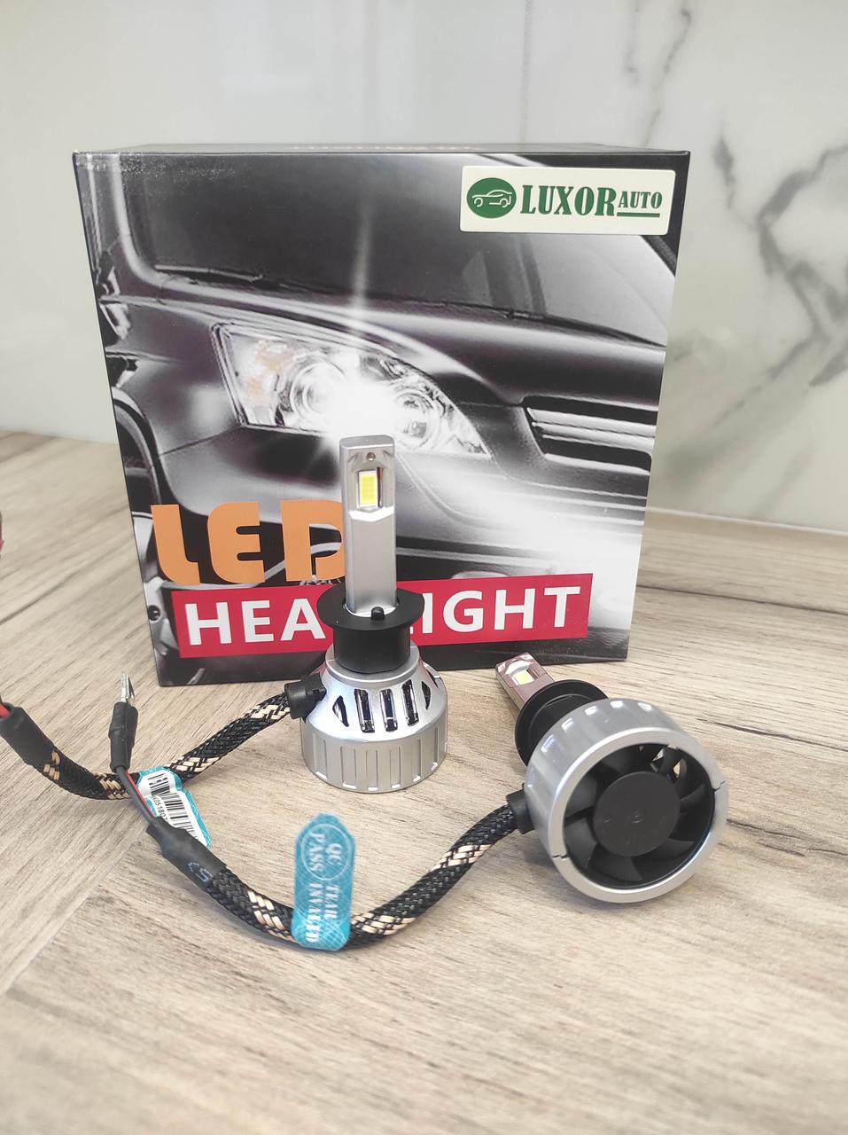 Світлодіодні LED автолампи CSP X1 H1 130 W 14000 LM 6000 K з обманкою (Canbus)