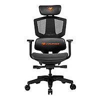 Кресло геймерское эргономичное до 150 кг, дышащий текстиль, черный Cougar Argo One - Lux-Comfort