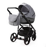 Коляска 2 в 1 Adamex Lanti PS-59 сіра, фото 2