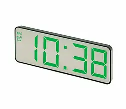 Годинник електронний настільний Clock VST-898-4 LED з яскраво-зеленою підсвіткою