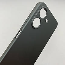 Чохол для Xiaomi Redmi 13C чохол матовий із захистом для камери на телефон сяомі редмі 13с чорний p3z, фото 3