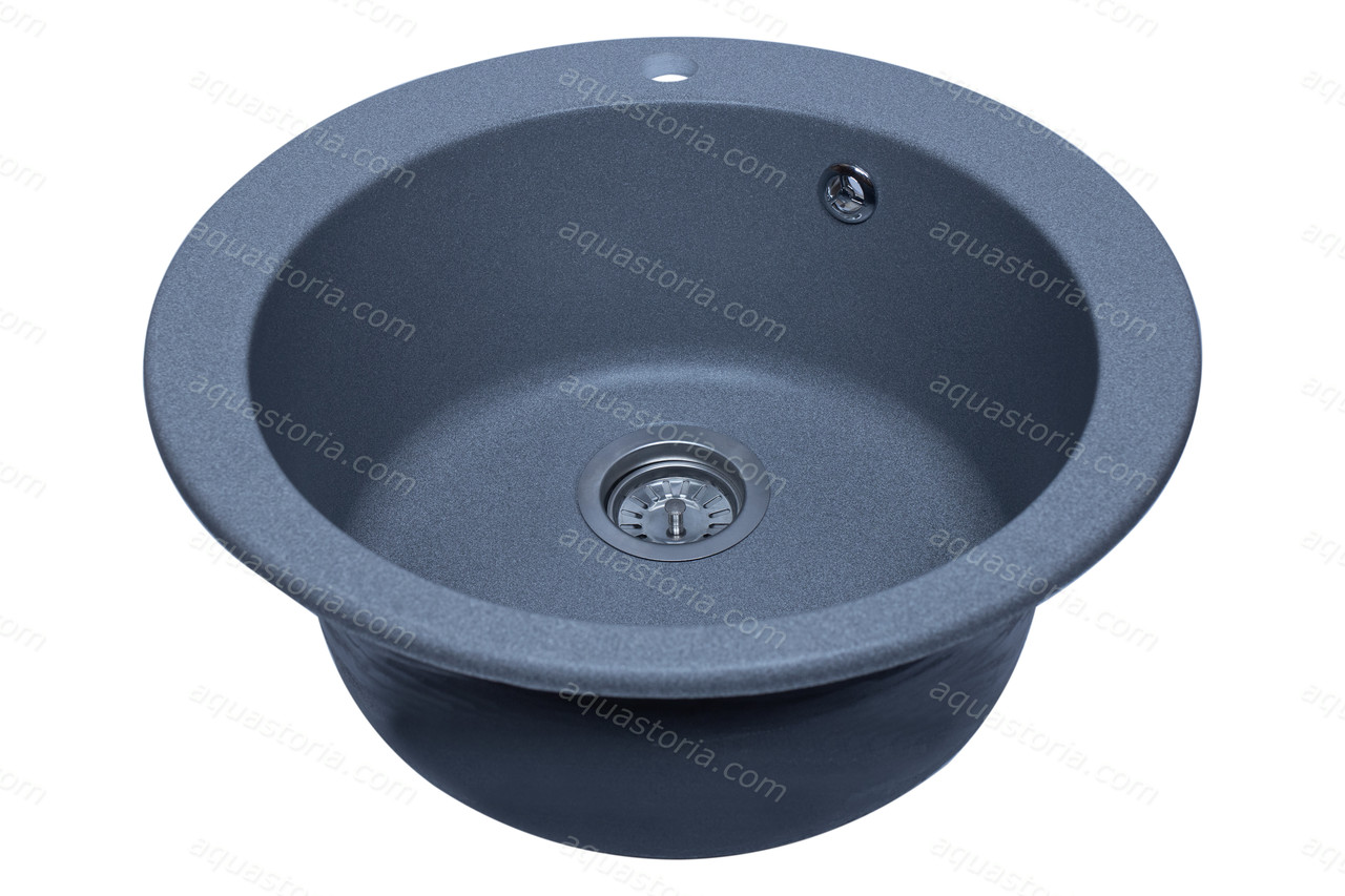 Гранитна мийка Aquaton №1 Ø510 СІра