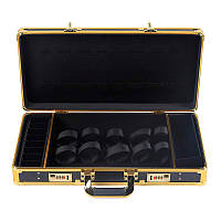 Бьюти-кейс чемодан парикмахера барбера для инструментов с кодовым замком 55х27х11 см