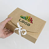 Крафт коробки на замовлення з логотипом 250*200*50 мм - Виготовлення коробок з друком, фото 7