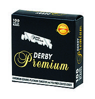 Лезвия-половинки Derby Premium Half Blades 100шт
