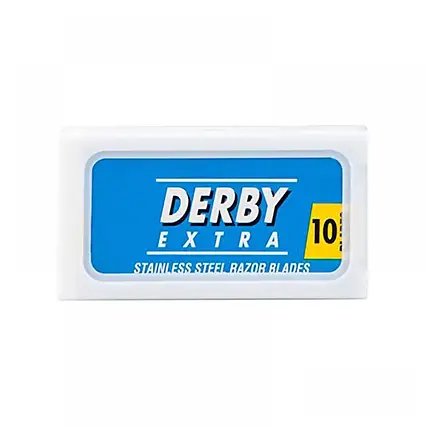 Леза двосторонні Derby Blue 10шт