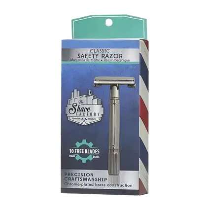 Станок для гоління The Shave Factory Classic Safety Razor у футлярі