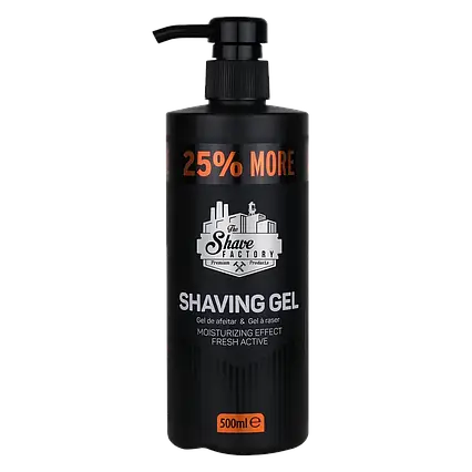Гель для гоління The Shave Factory Shaving Gel 500мл