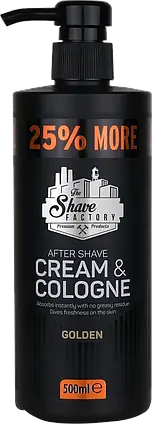 Бальзам після гоління The Shave Factory Cream&Cologne Golden 500мл