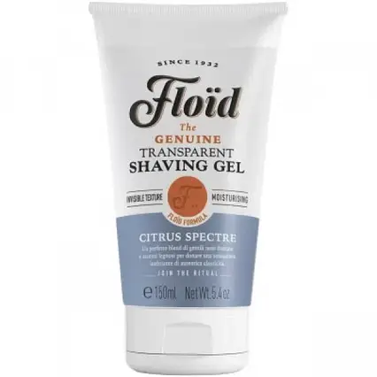 Прозорий гель для гоління Floid Shaving Gel Citrus Spectre 150мл