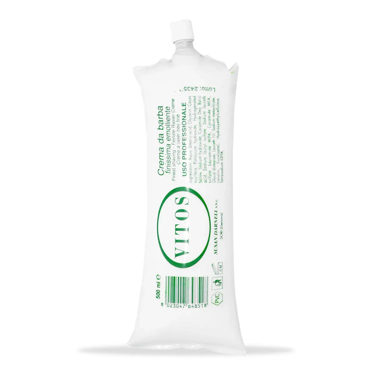 Крем для гоління евкаліпт Vitos Shaving Cream 500мл, фото 1