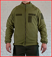 Тактическая флисовая куртка Q3R4S Форменная флисовая кофта тактическая хаки, Армейская флиска
