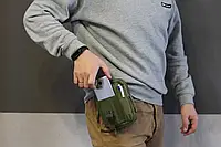 Тактична сумка-органайзер барсетка олива із системою MOLLE, поясна сумка-органайзер молле, підсумок