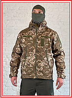 Куртка soft shell піксель зсу армейская D3E4F Куртка тактическая пиксель, Военная демисезонная куртка
