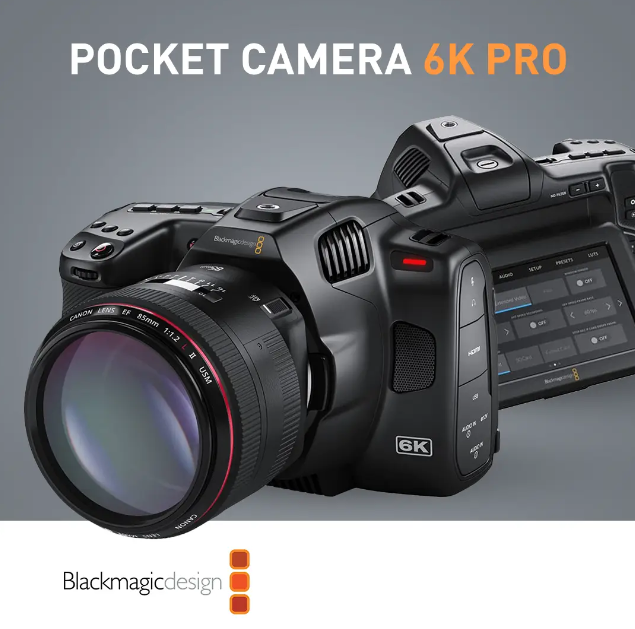 Камера Blackmagic Design Pocket Cinema Camera 6K Pro (Canon EF) (CINECAMPOCHDEF06P)