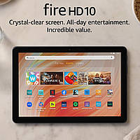 Планшет Amazon Fire HD10 3/32GB Black выпуск 2023 года, планшет диагональ 10.1 дюймов, 8-ядерный процессор