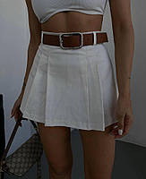 Короткая женская юбка-шорты