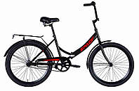 Велосипед ST 24" Space Fold, рама 16", черный (OPS-SP-24-002)
