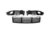 Комплект решіток у бампер VW Passat B5 FL 00-05 ліва + права + середня