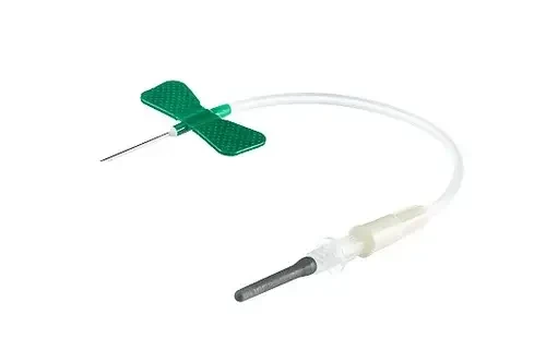 Голка-метелик (система для забору крові + люєр-адаптер) 21G x 3/4", довжина катетера: 12" (30 см), ТМ Vacuette, фото 1