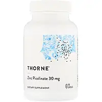 Пиколинат цинка 30 мг, Thorne Research, 180 капсул