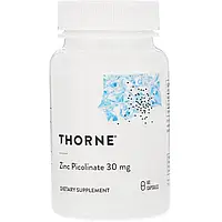 Пиколинат цинка 30 мг, Thorne Research, 60 капсул