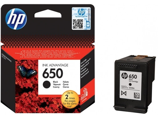 Картридж HP 650 Black (CZ101AE)