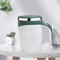 Многофункциональная магнитная чашка для перемешивания - зеленая.Кружка-мешалка