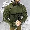 Кофта чоловіча фліcка тактична Майстер ЙОДА олива e,frc, фото 3
