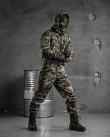 Зимний мужской костюм мультикам на флисе softshell Aura для армии Ukraine