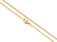 Цепочка Xuping Позолота 18K "Плетение Венецианское" длина 60см х 1мм