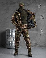 Зимний мужской костюм мультикам на синтепоне мембрана водоотталкивающая для армии Ukraine