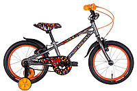 Велосипед дитячий 16" Formula ACTIVE 2022 сірий з 16-дюймовими колесами від 3 до 6 років