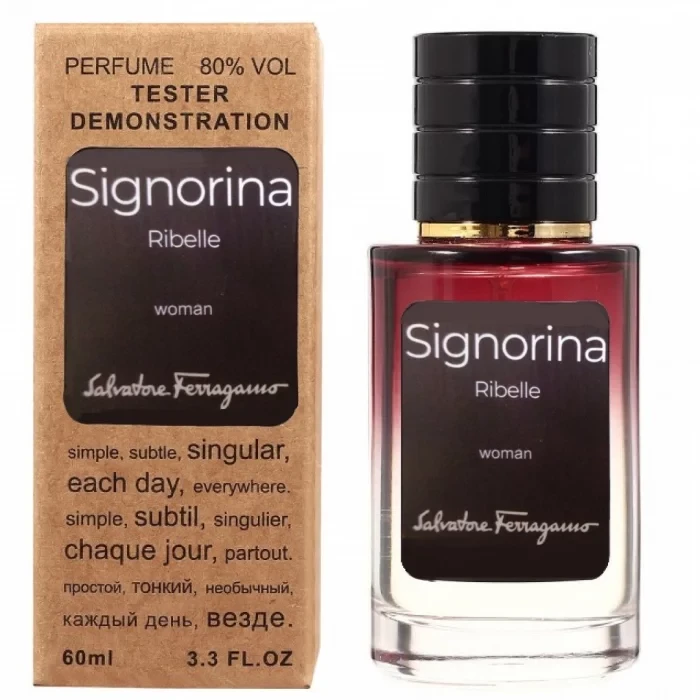 SALVATORE FERRAGAMO Signorina Ribelle TESTER LUX, жіночий, 60 мл