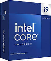 Intel Центральный процессор Core i9-14900KF 24C/32T 3.2GHz 36Mb LGA1700 125W graphics Box